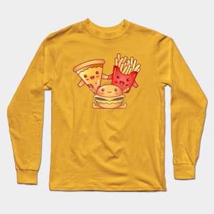 Kawaii Junk Food Long Sleeve T-Shirt